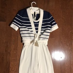 Vtg 60s 70s Jonathan Logan Women’s Jump Suit